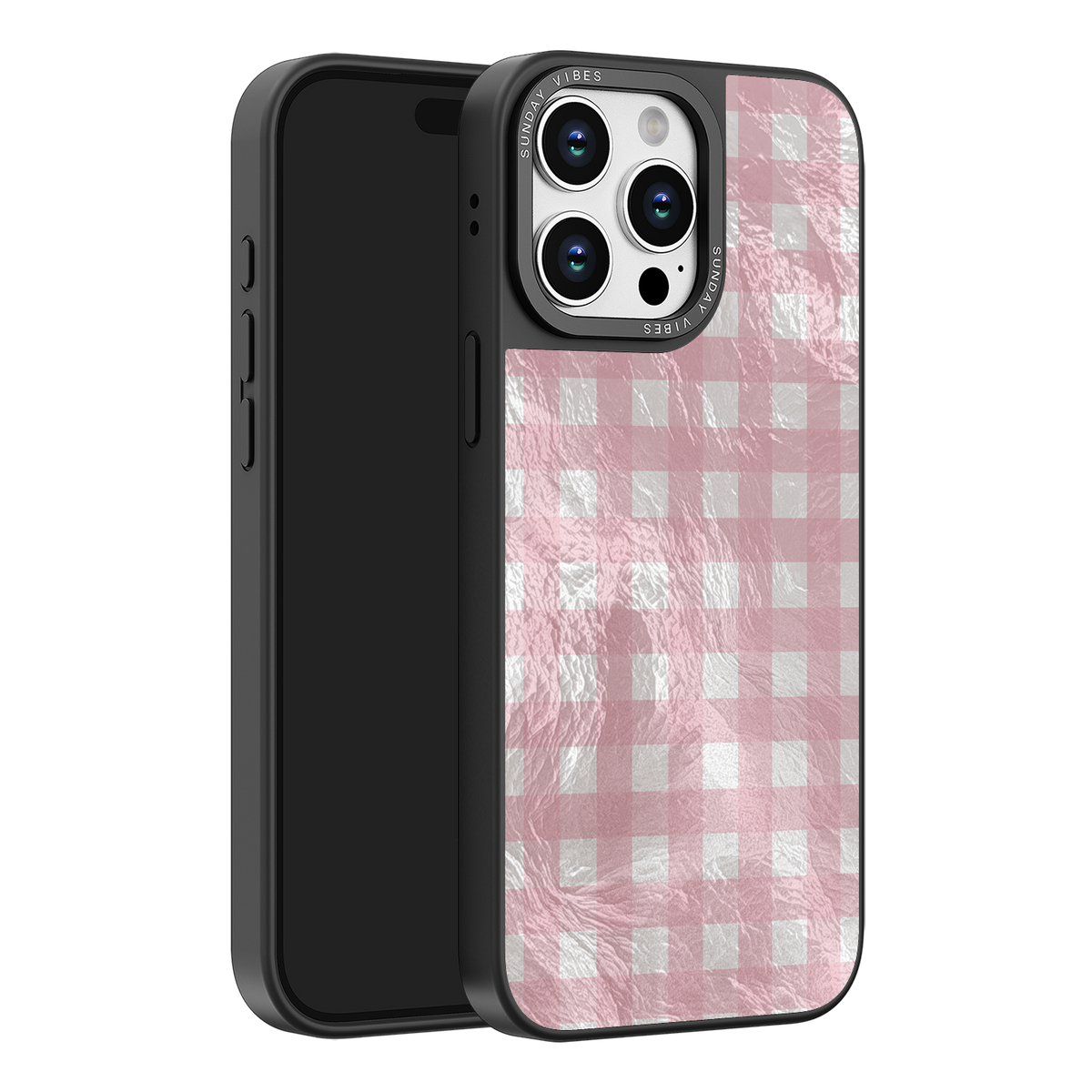 Bubblegum Check iPhone Case