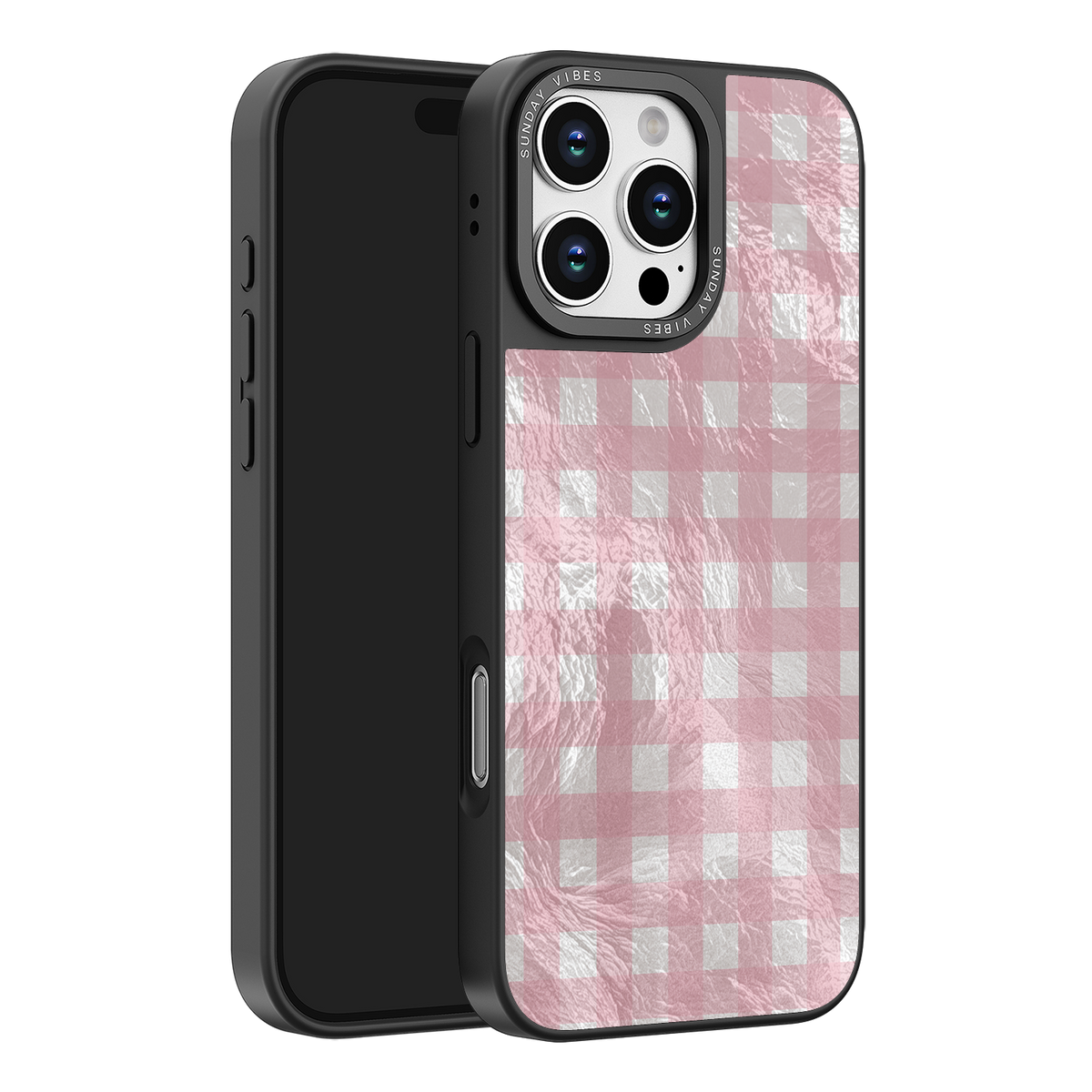 Bubblegum Check iPhone Case