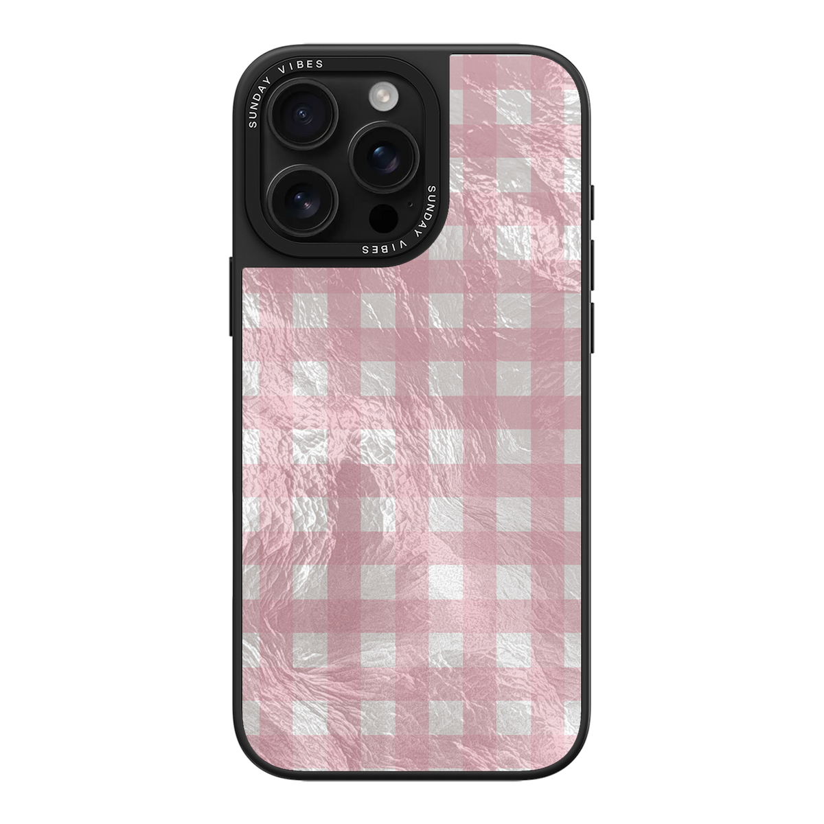 Bubblegum Check iPhone Case