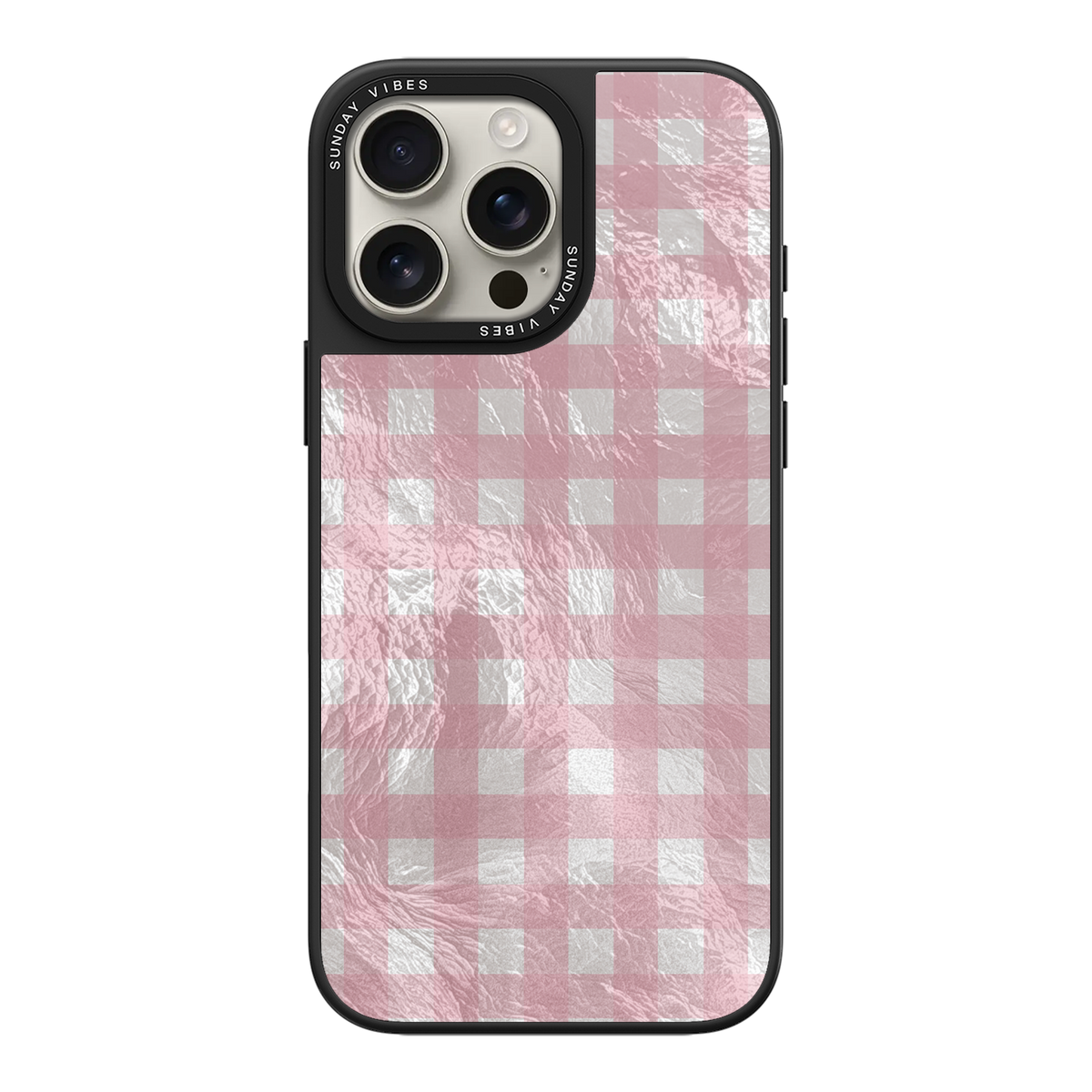 Bubblegum Check iPhone Case