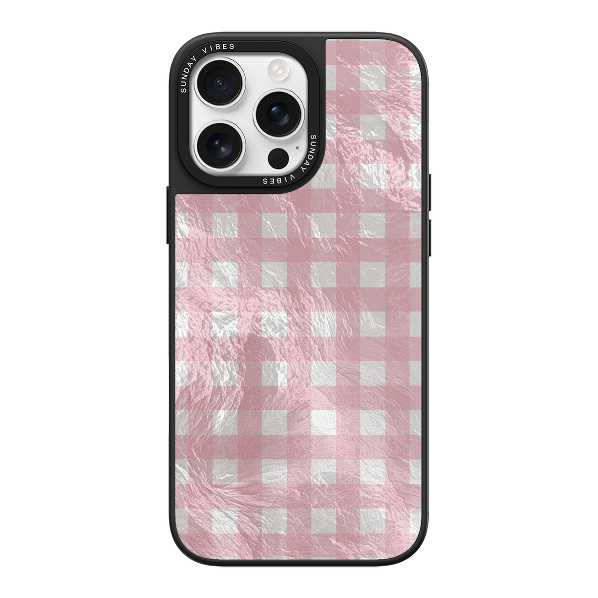 Bubblegum Check iPhone Case