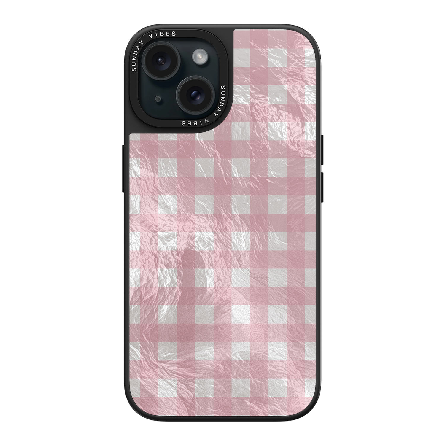 Bubblegum Check iPhone Case