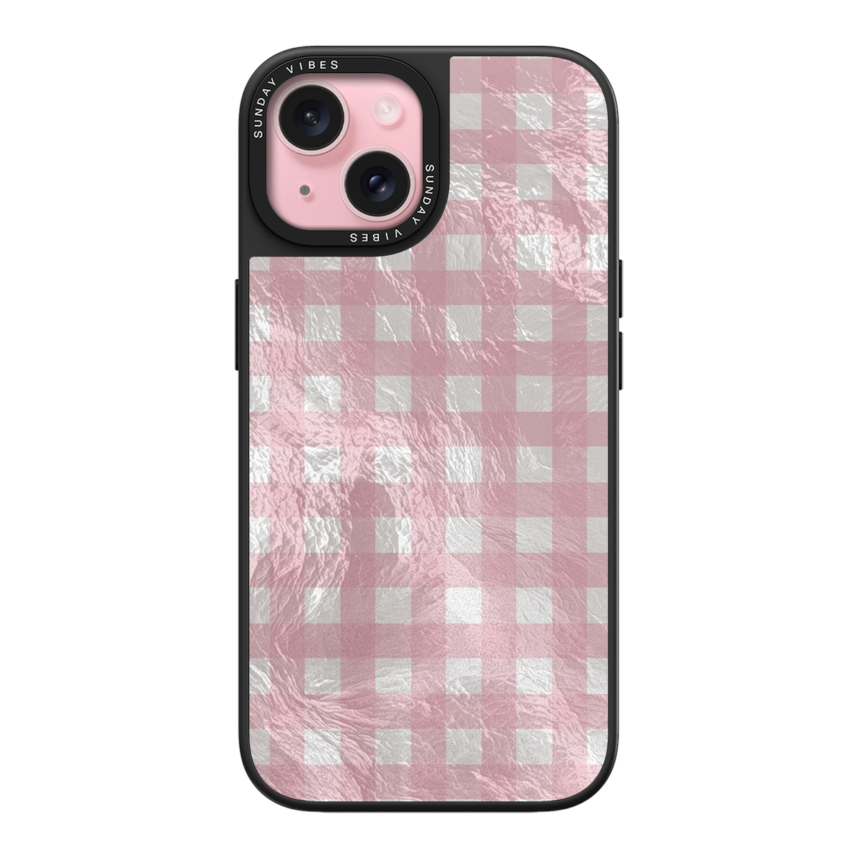 Bubblegum Check iPhone Case