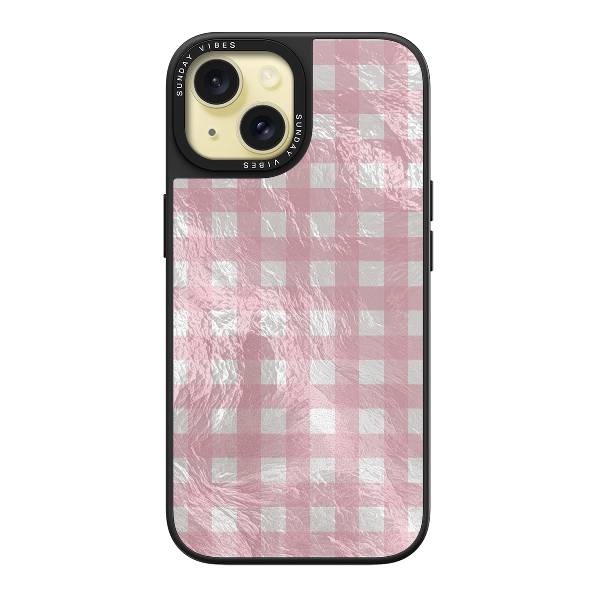 Bubblegum Check iPhone Case