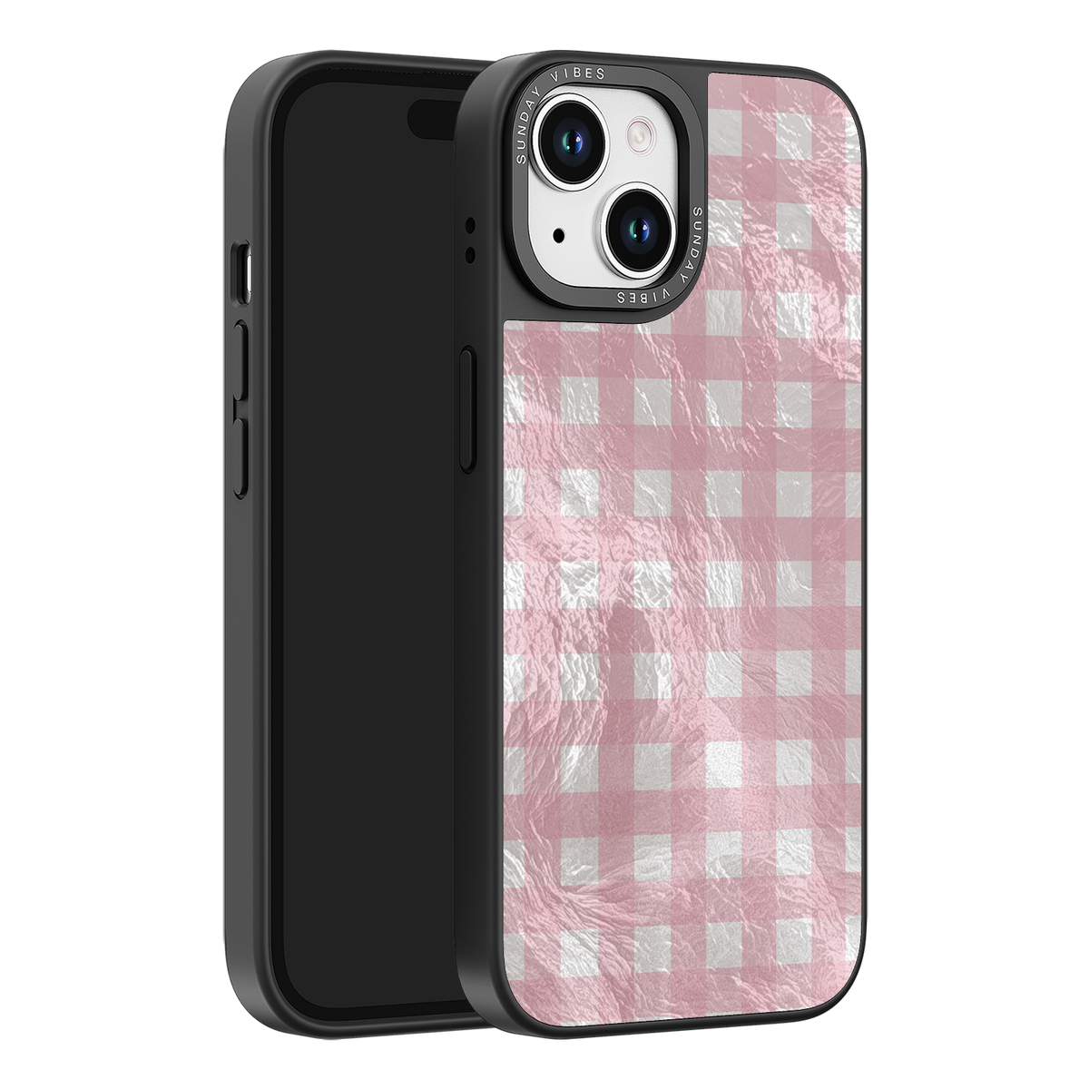 Bubblegum Check iPhone Case