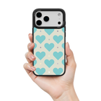 Heart Grid iPhone Case