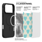 Heart Grid iPhone Case
