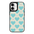Heart Grid iPhone Case