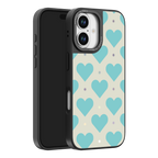 Heart Grid iPhone Case