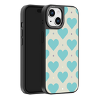 Heart Grid iPhone Case