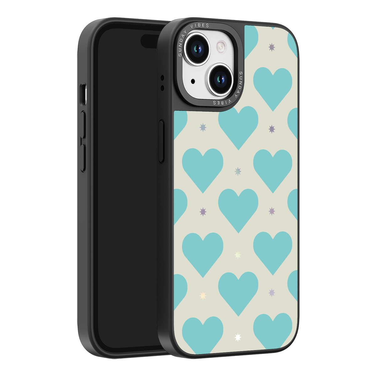 Heart Grid iPhone Case