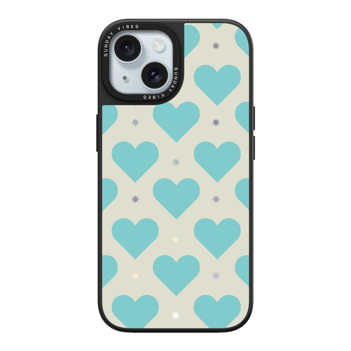 Heart Grid iPhone Case