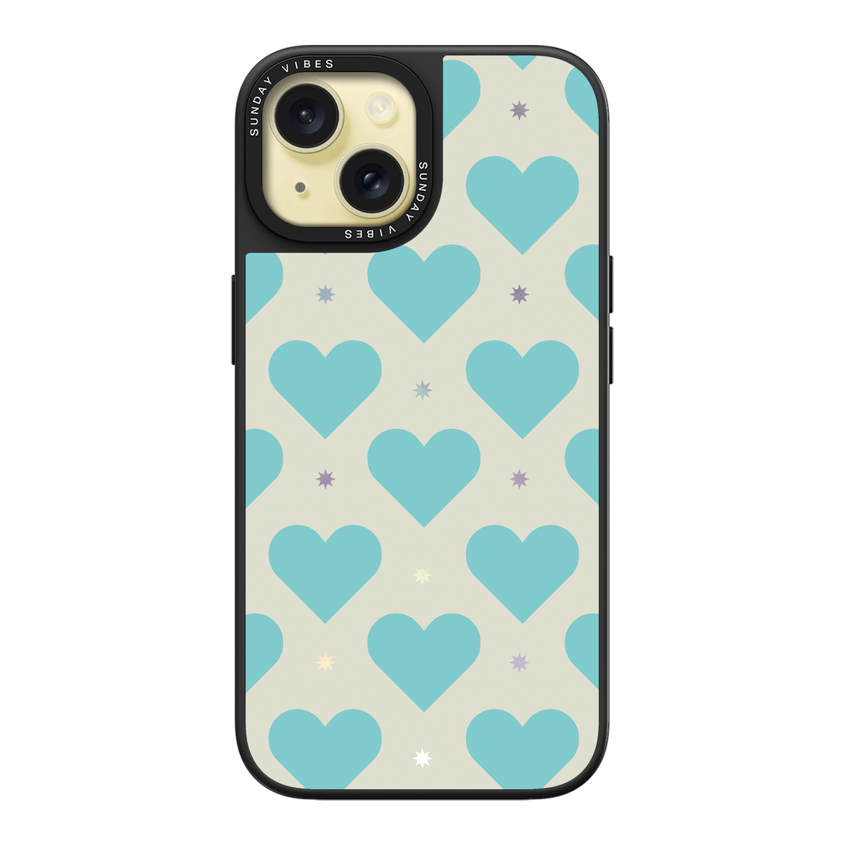 Heart Grid iPhone Case