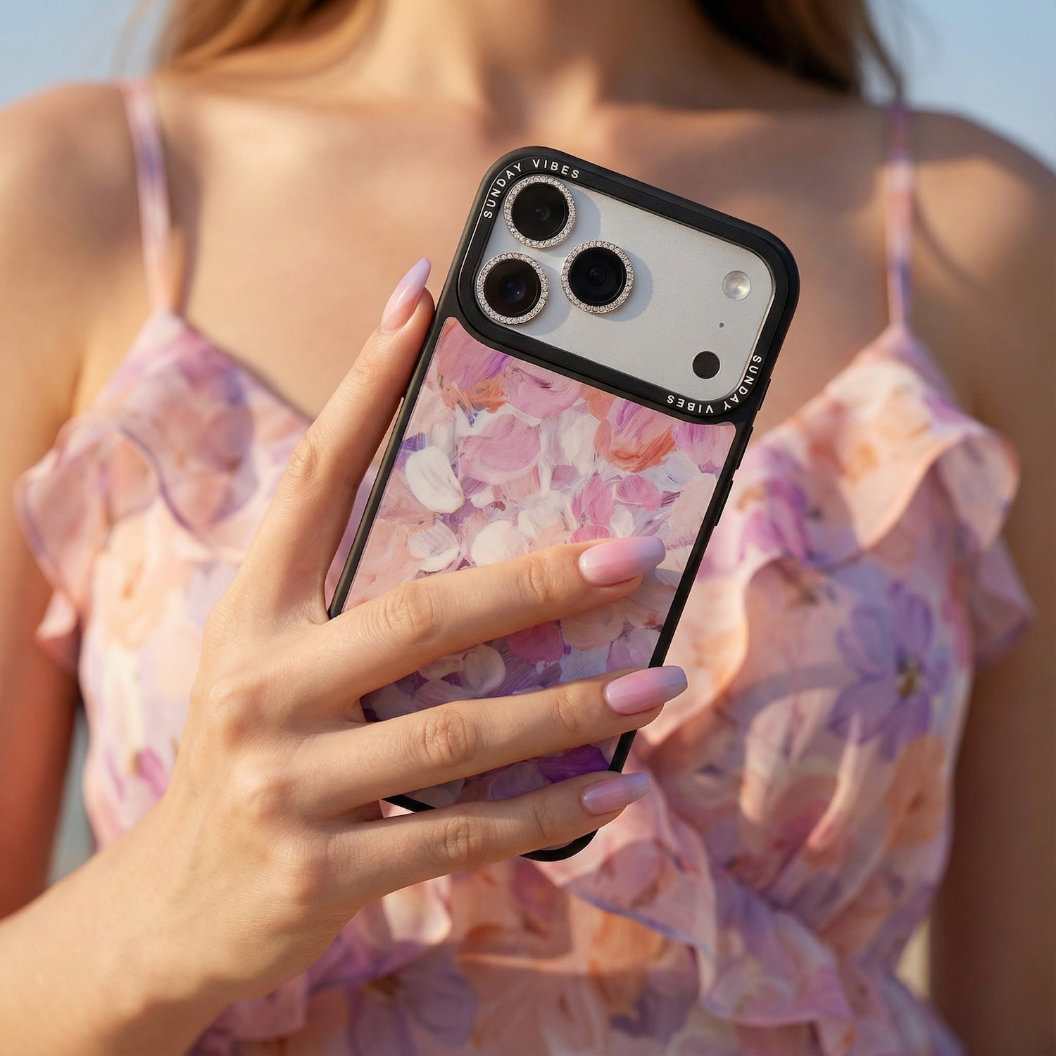 Painterly Petals iPhone Case