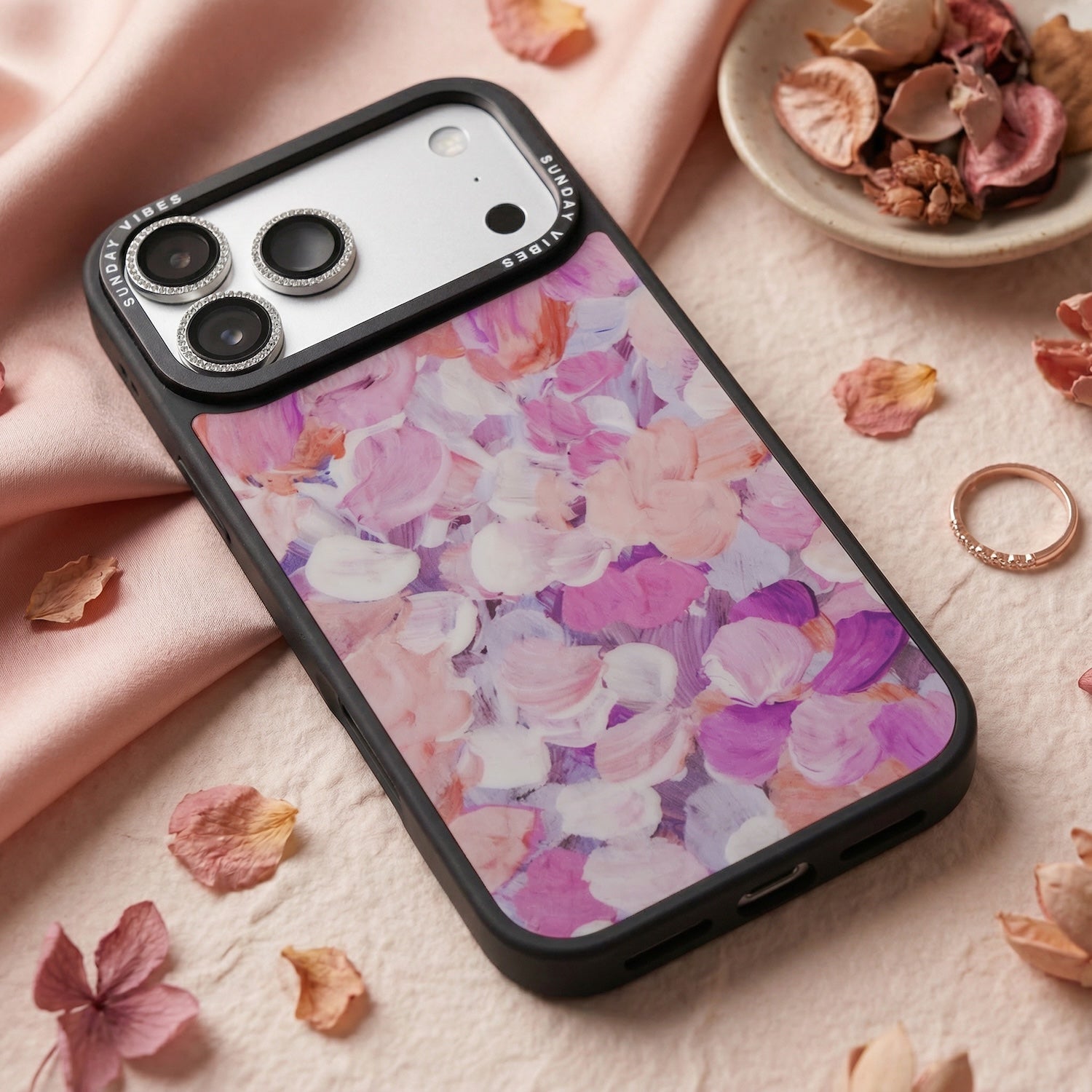 Painterly Petals iPhone Case