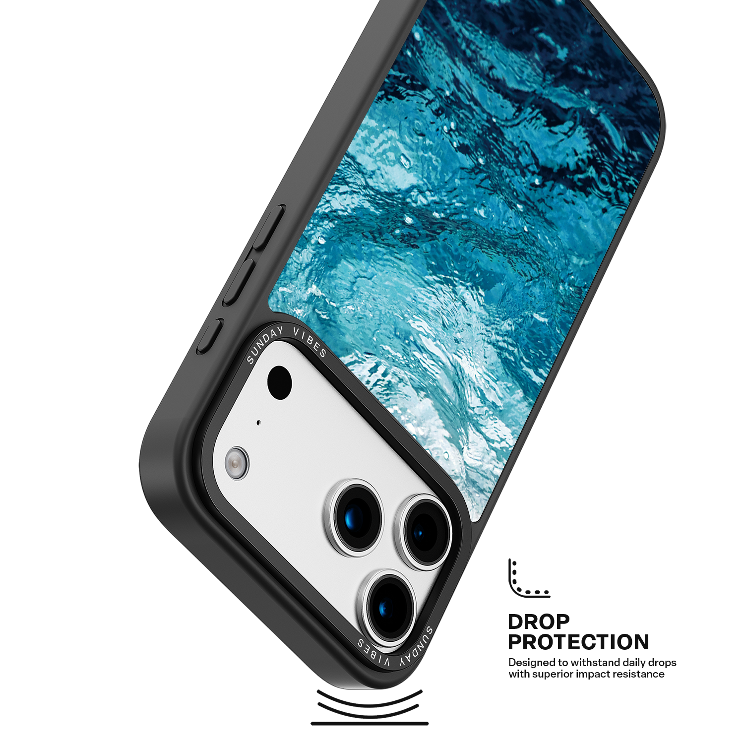 Oceanic Whirl iPhone Case