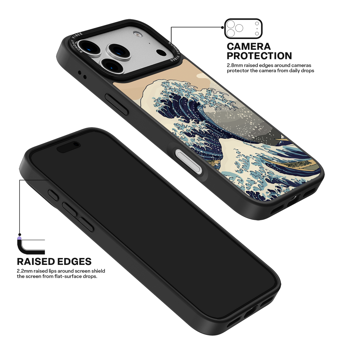 The Great Wave off Kanagawa iPhone Case