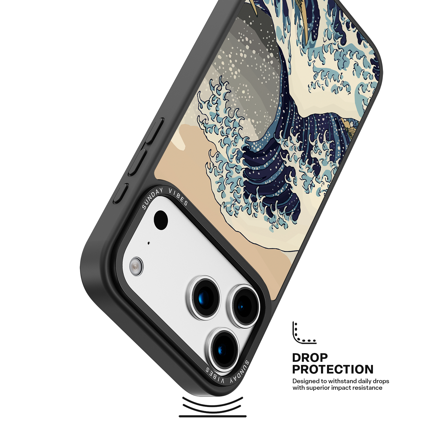 The Great Wave off Kanagawa iPhone Case