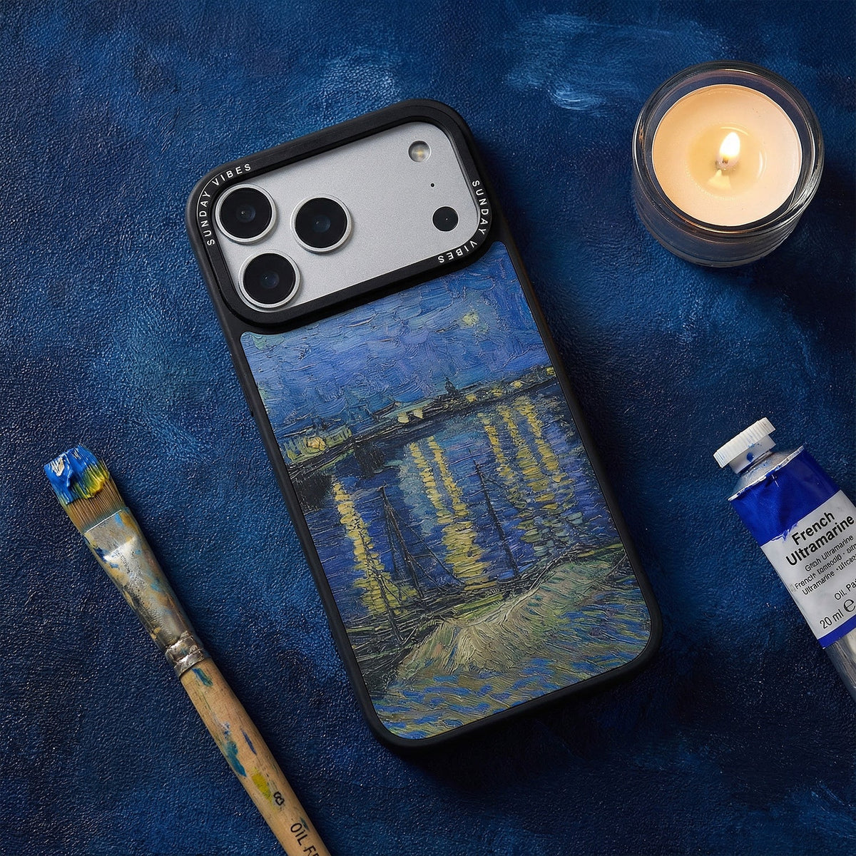 Starry Night Over the Rhône iPhone Case