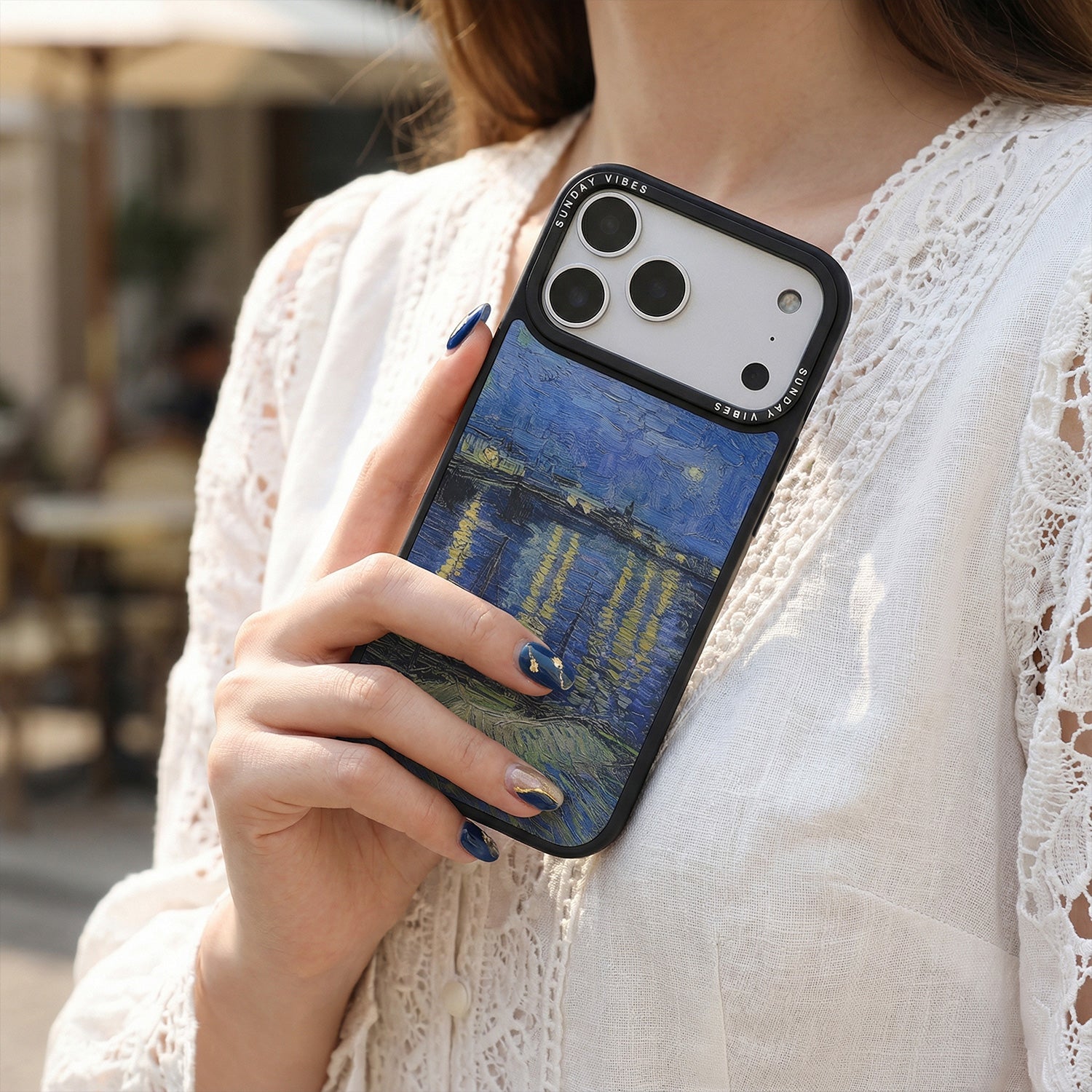 Starry Night Over the Rhône iPhone Case
