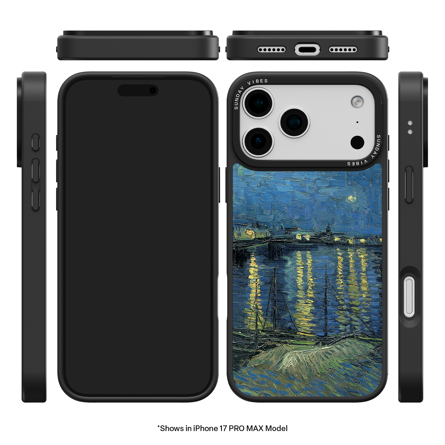 Starry Night Over the Rhône iPhone Case