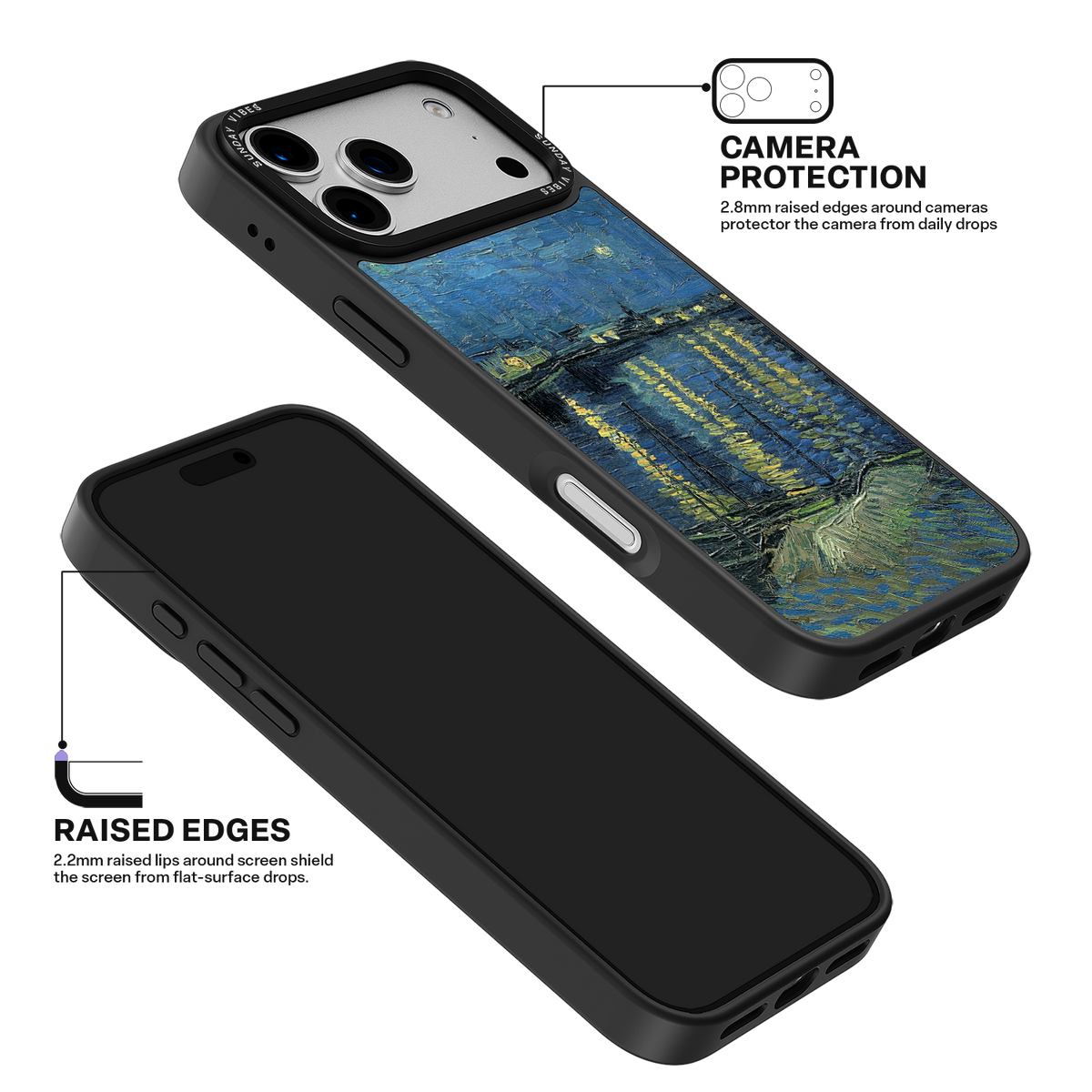Starry Night Over the Rhône iPhone Case