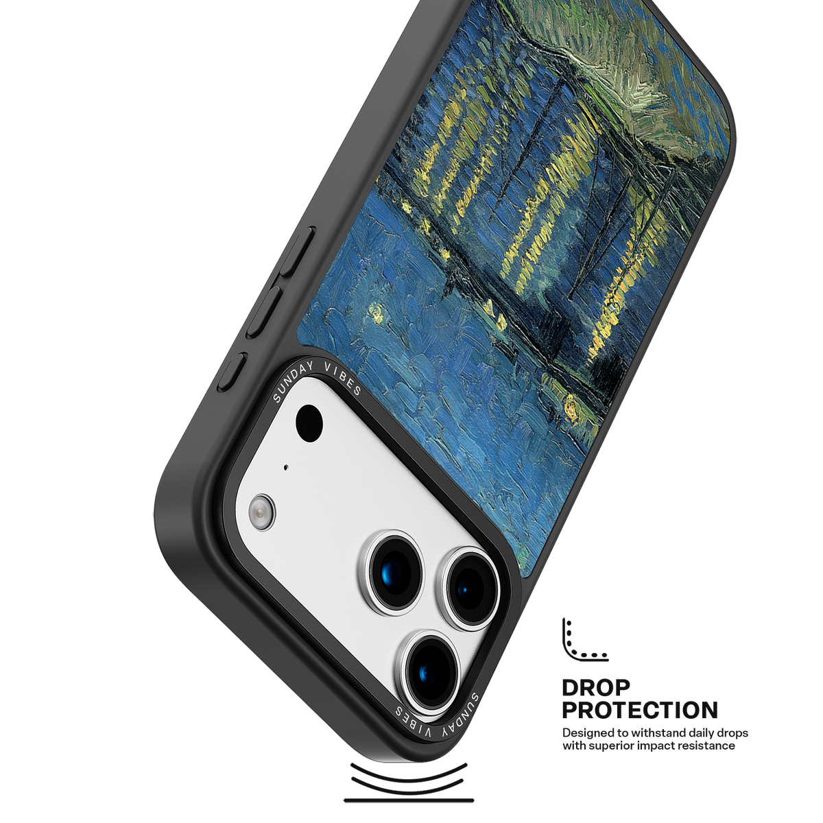 Starry Night Over the Rhône iPhone Case