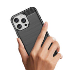 Carbon designed soft silicone protective iPhone case