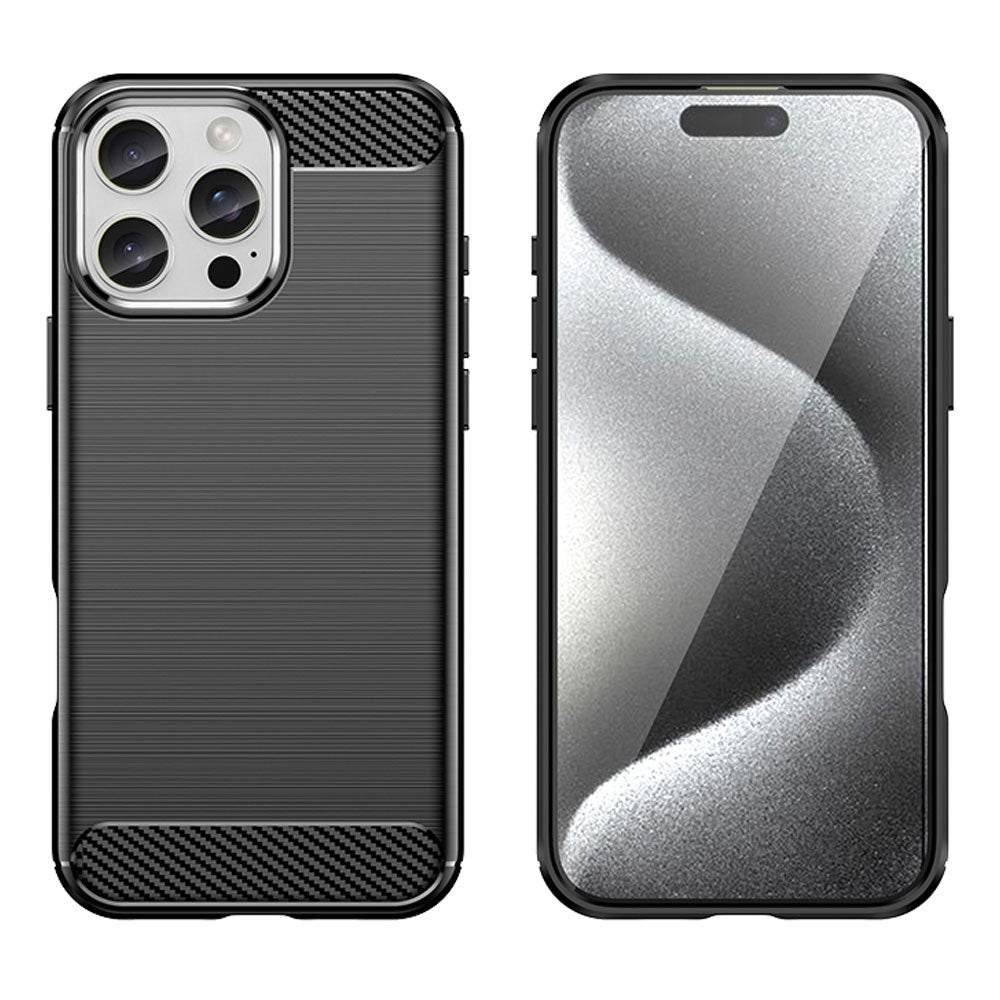Carbon designed soft silicone protective iPhone case
