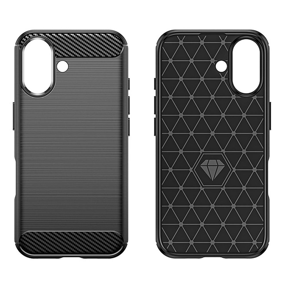 Carbon designed soft silicone protective iPhone case