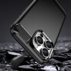 Carbon designed soft silicone protective iPhone case