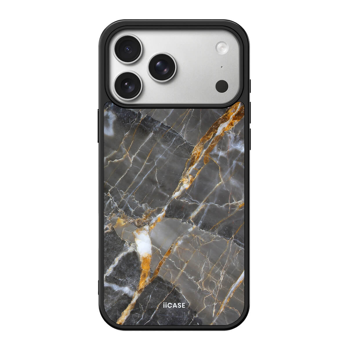 Dark Elegance Marble Elite iPhone Case