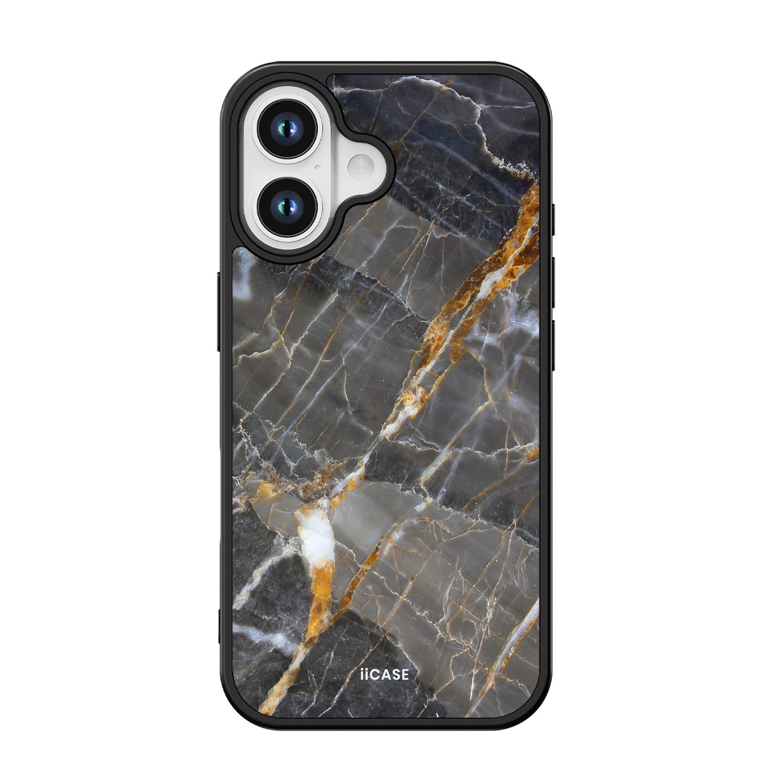 Dark Elegance Marble Elite iPhone Case