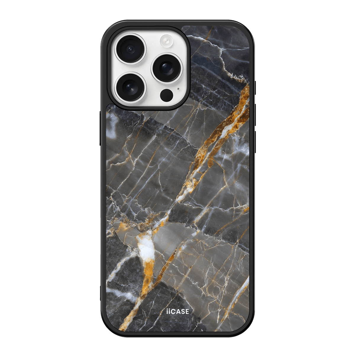 Dark Elegance Marble Elite iPhone Case