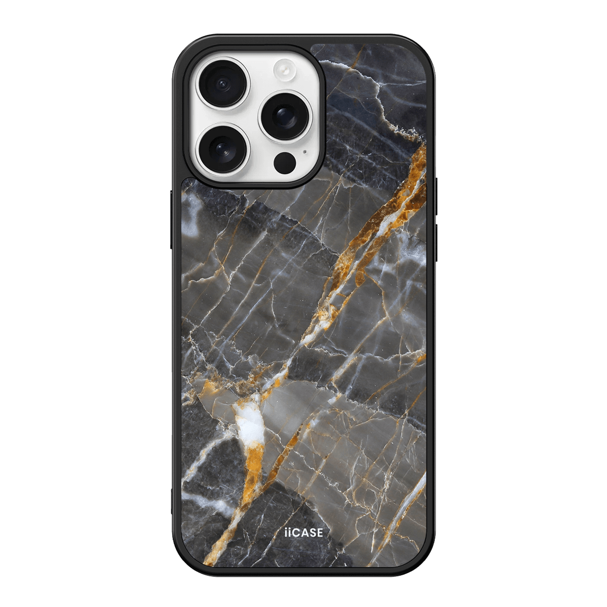 Dark Elegance Marble Elite iPhone Case