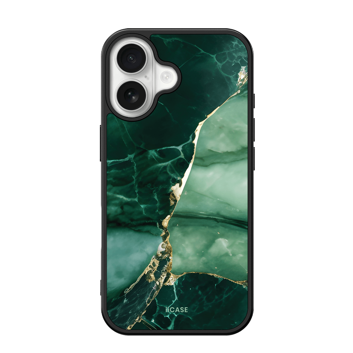 Emerald Gold Marble Elite iPhone Case