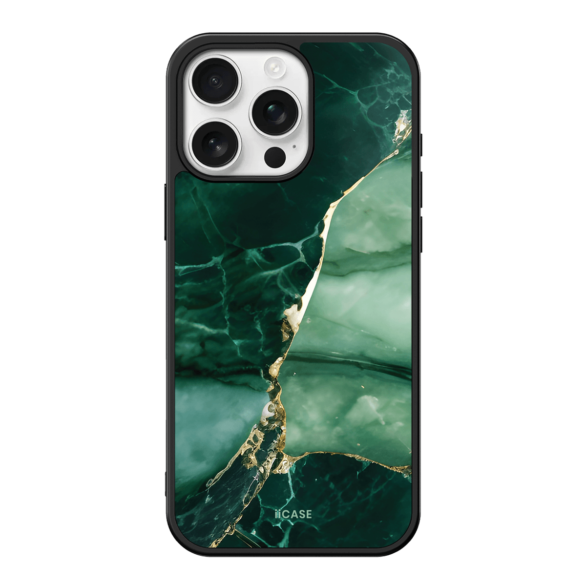 Emerald Gold Marble Elite iPhone Case
