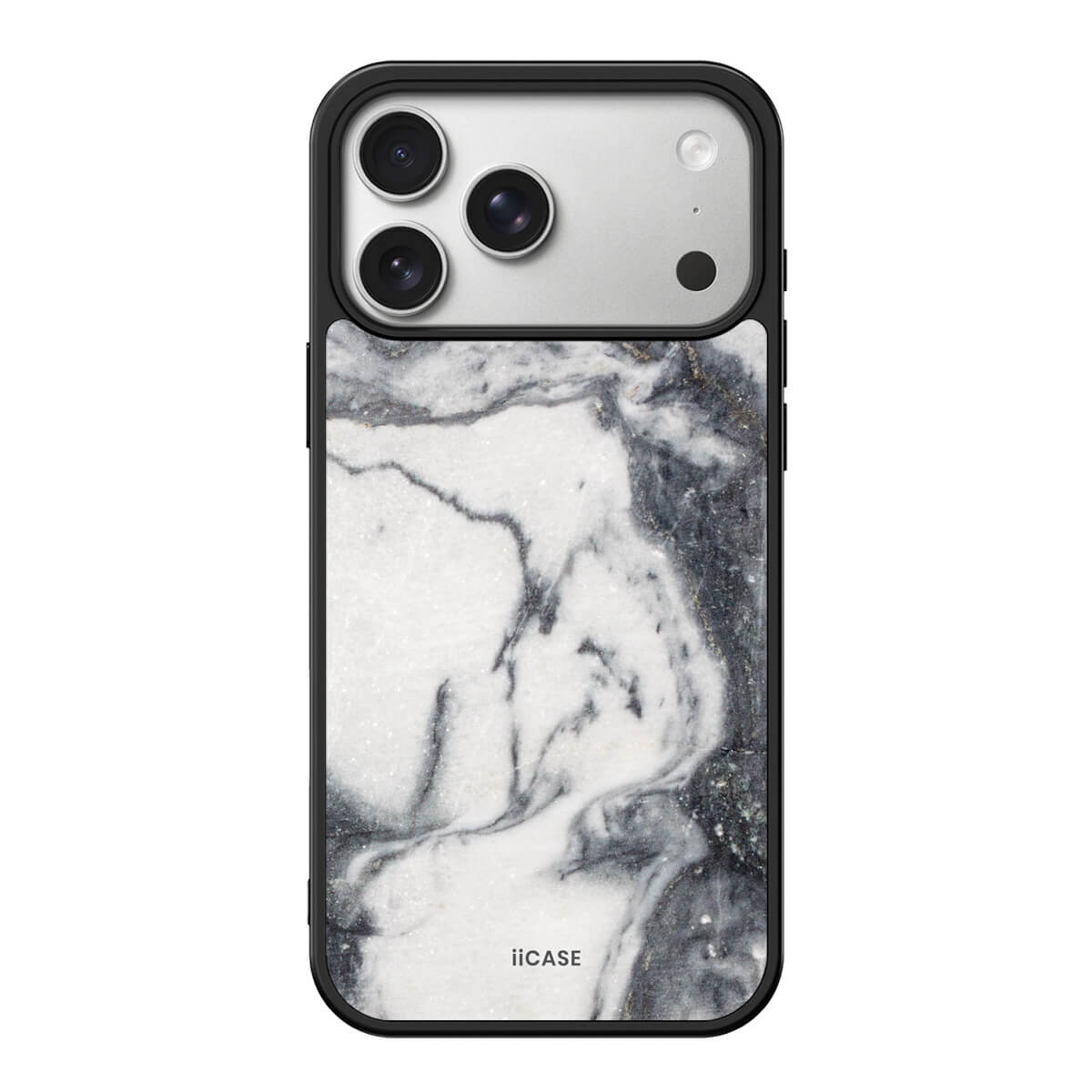 Monochrome Marble Elite iPhone Case