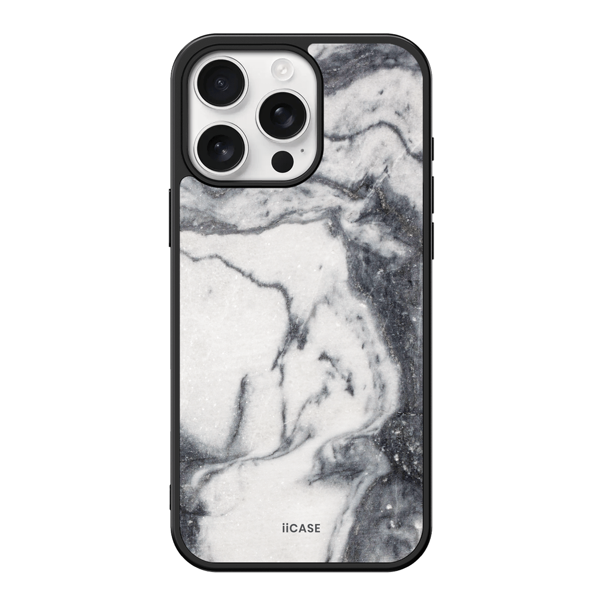 Monochrome Marble Elite iPhone Case