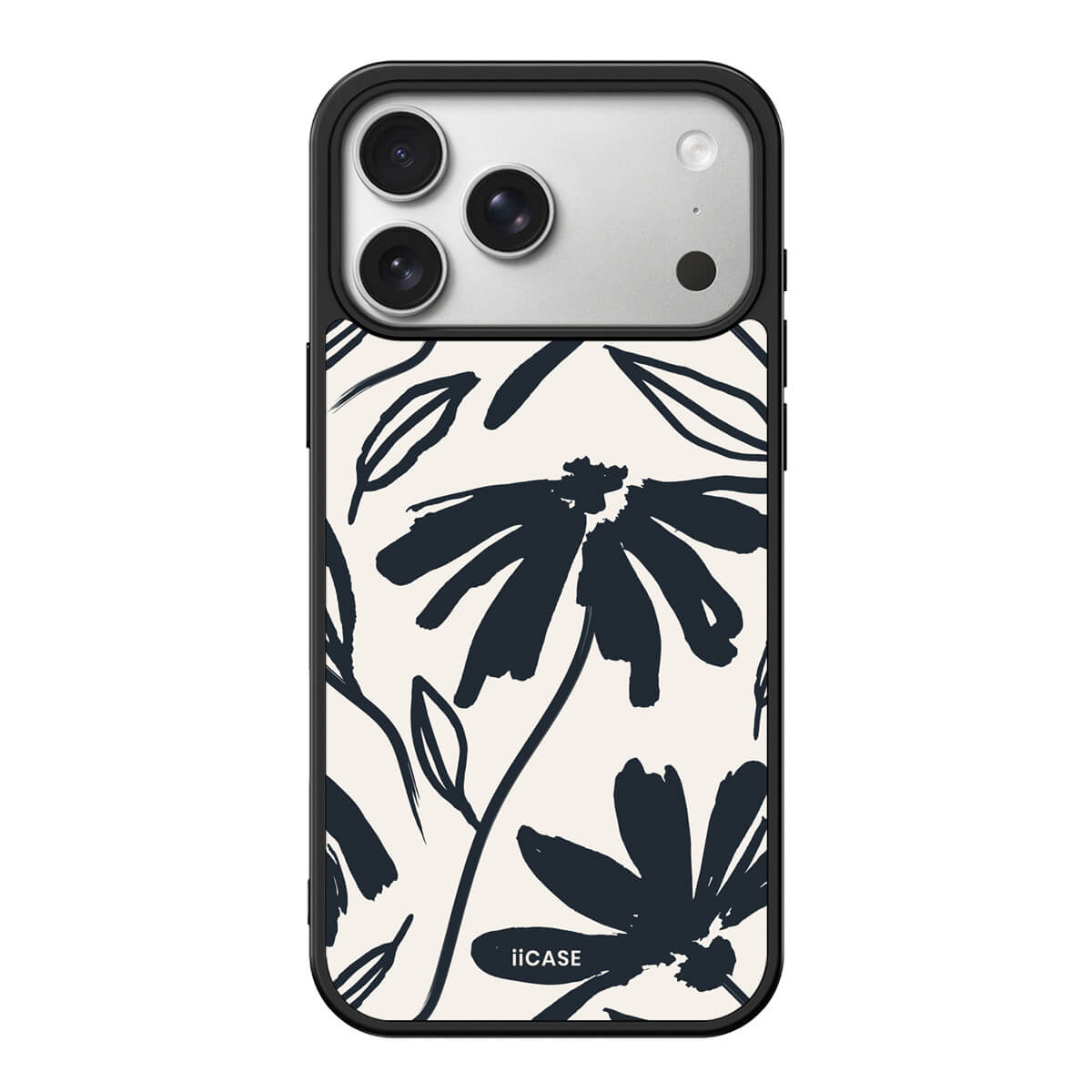 Noir Floral Elite iPhone Case