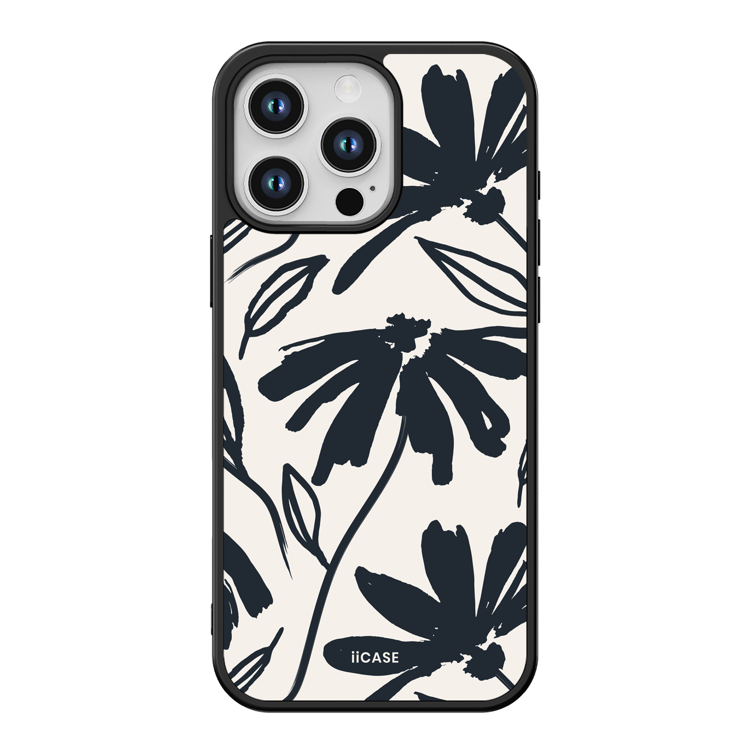Noir Floral Elite iPhone Case
