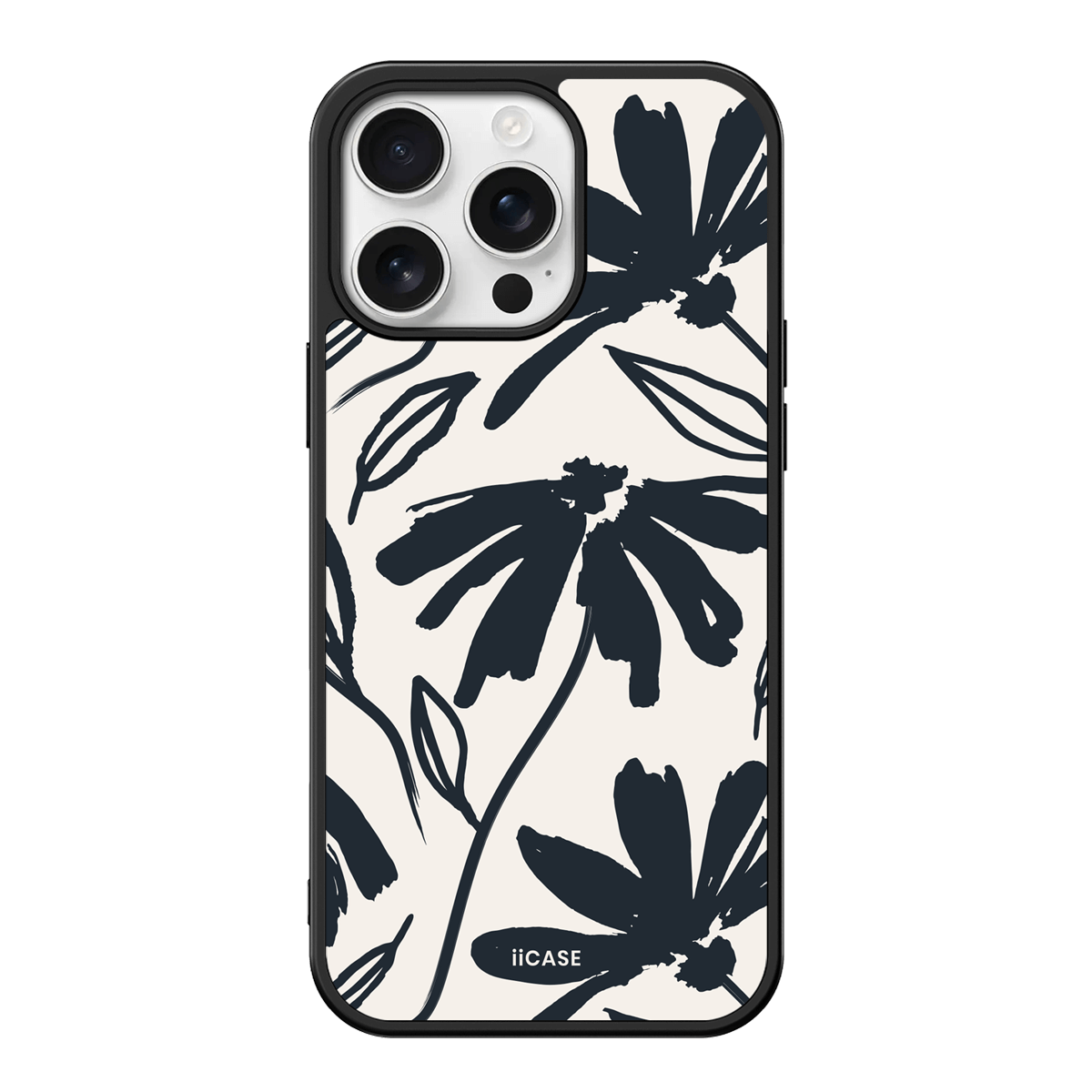 Noir Floral Elite iPhone Case