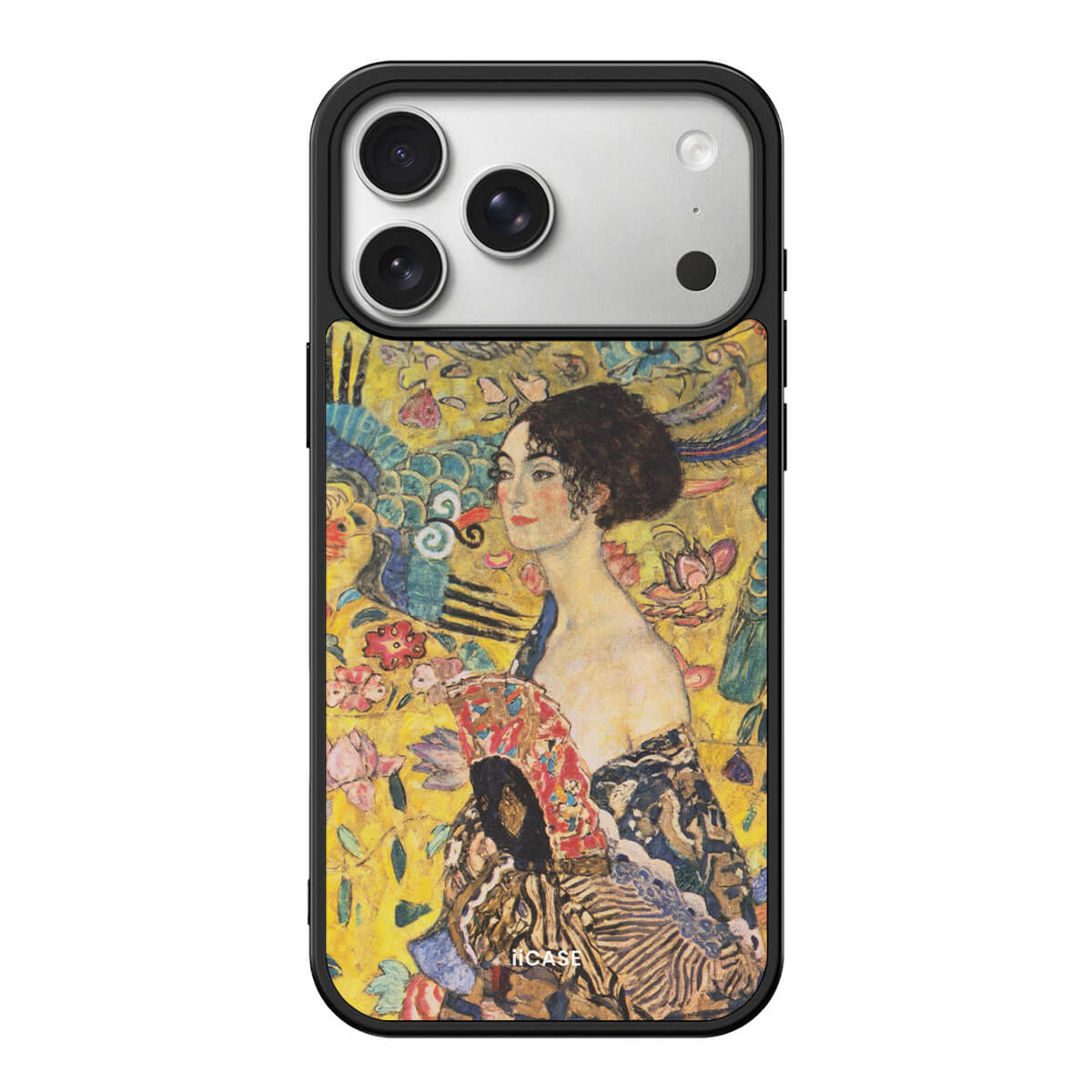 "Lady with a Fan - Gustav Klimt" Elite iPhone Case
