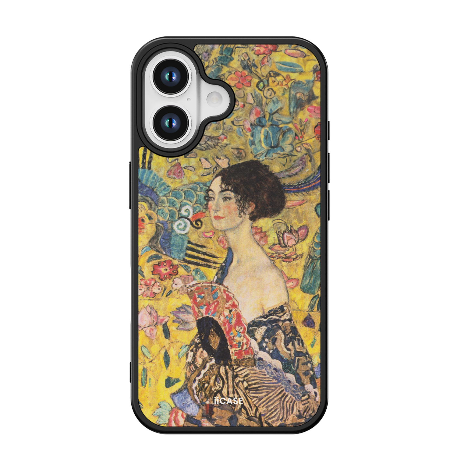 "Lady with a Fan - Gustav Klimt" Elite iPhone Case