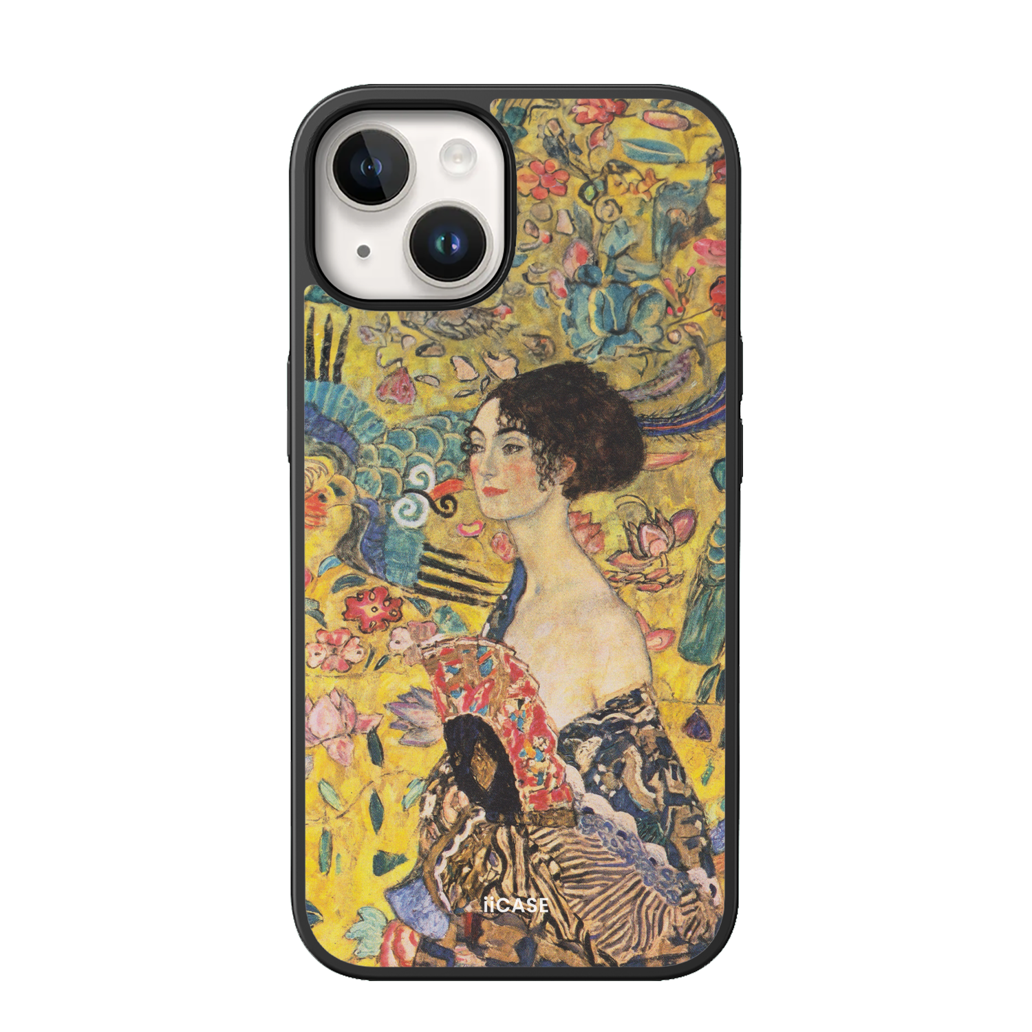 "Lady with a Fan - Gustav Klimt" Elite iPhone Case