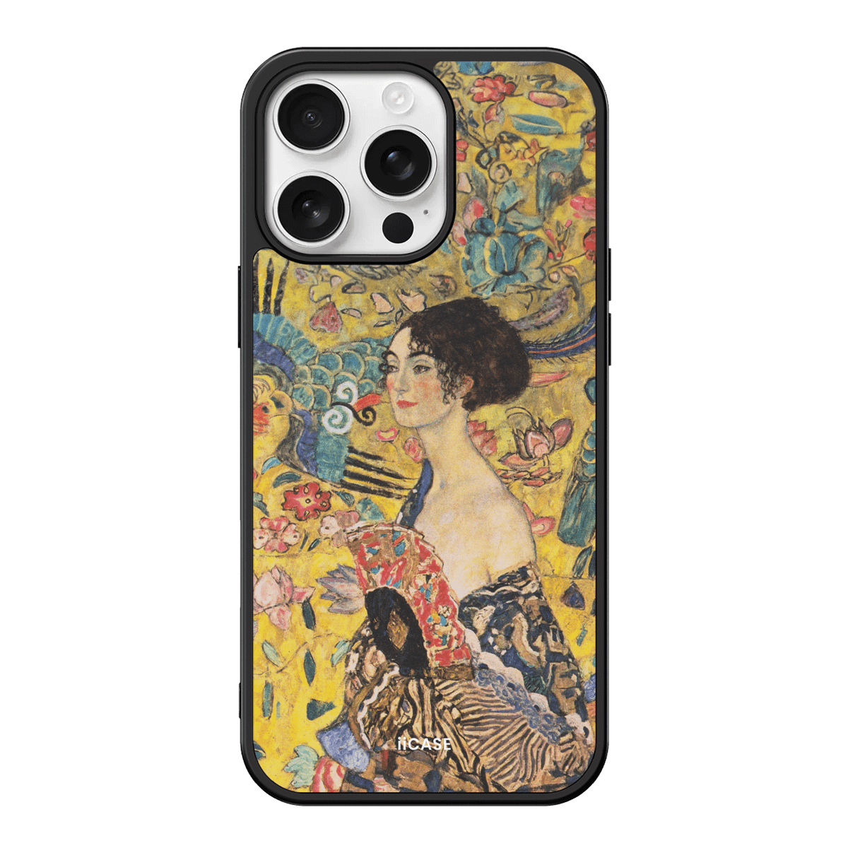 "Lady with a Fan - Gustav Klimt" Elite iPhone Case