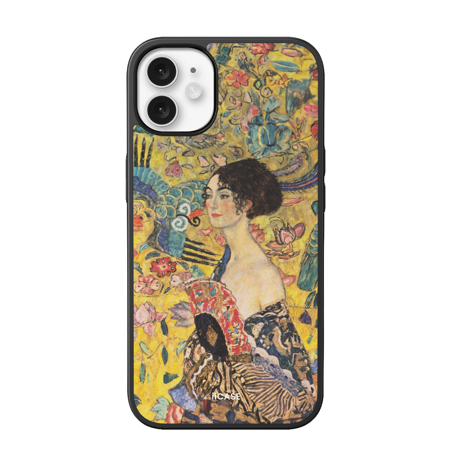 "Lady with a Fan - Gustav Klimt" Elite iPhone Case