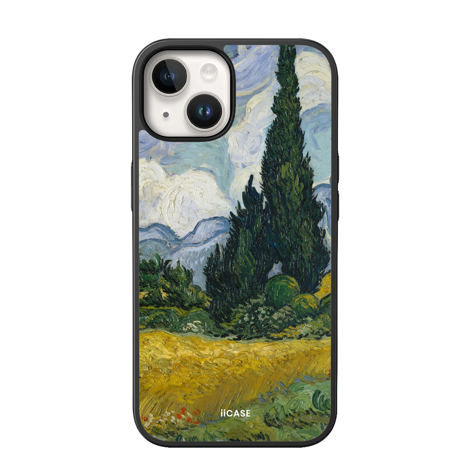 "Wheatfield with Cypresses - Vincent van Gogh" Elite iPhone Case