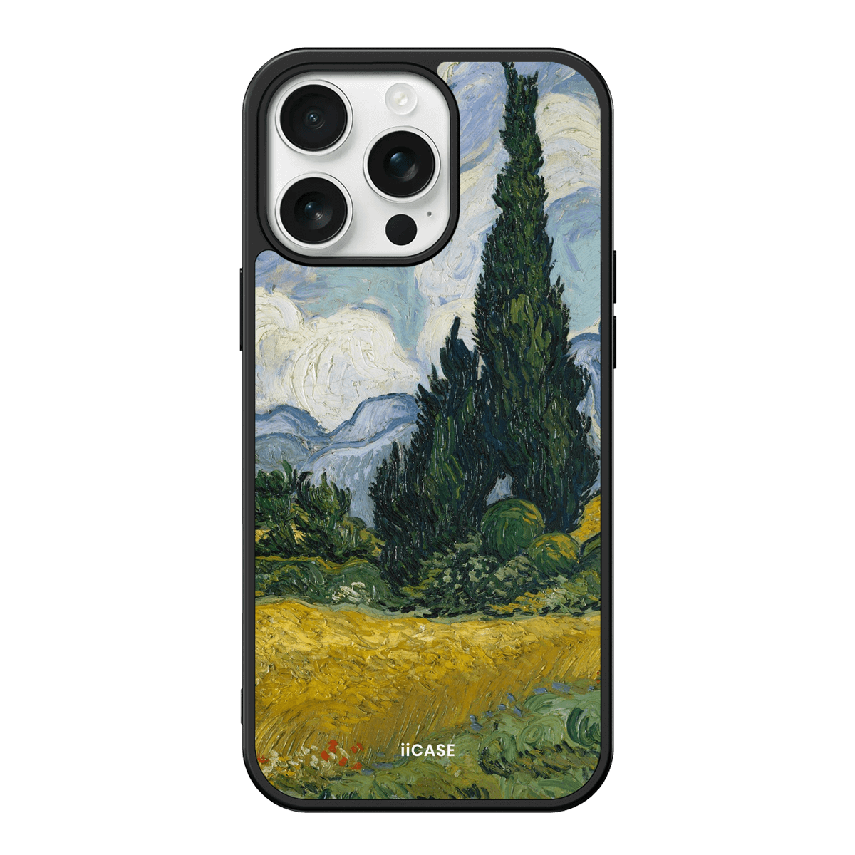 "Wheatfield with Cypresses - Vincent van Gogh" Elite iPhone Case