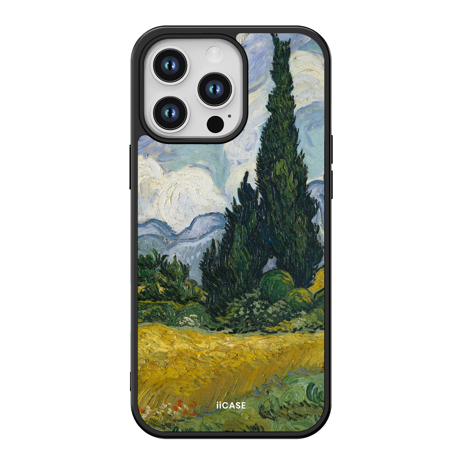 "Wheatfield with Cypresses - Vincent van Gogh" Elite iPhone Case